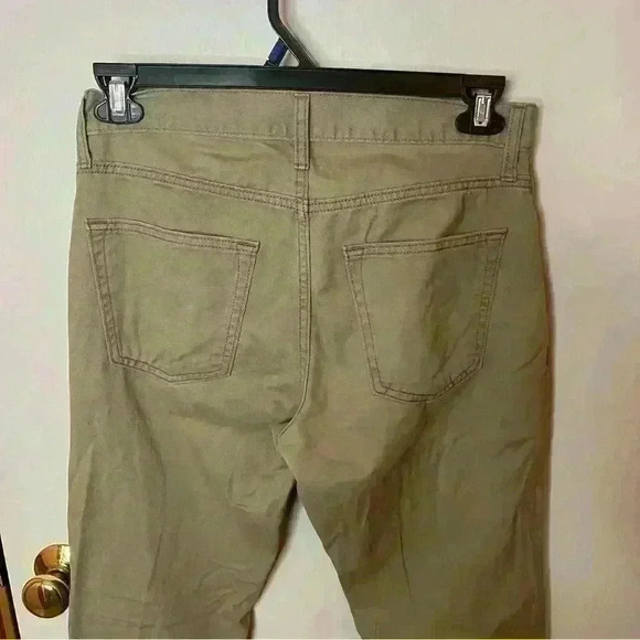 Old Navy Khaki Jeans Pants Men 30x32 Straight Leg 5 Pockets Casual - Picture 4 of 7
